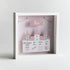 Shadow Box Birth Statistics Frame - Princess